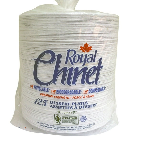 Royal 6.75" Dessert Plate, 125 Count Walmart.ca